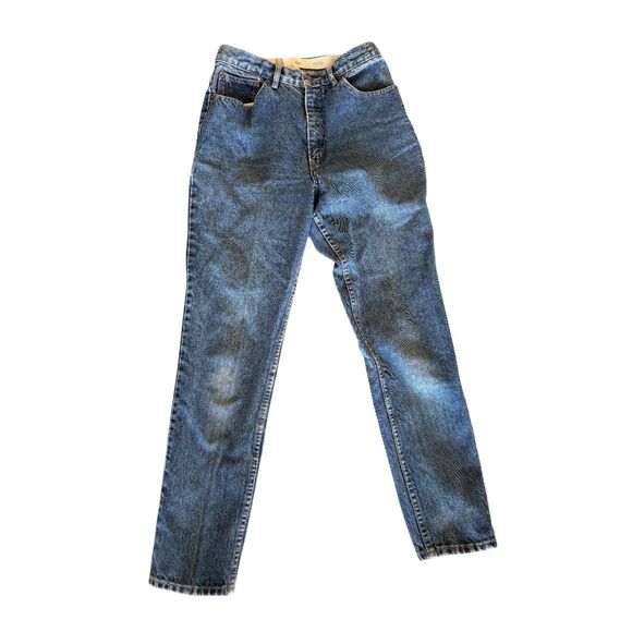 Coca Cola women’s blue denim jeans vintage 90s high rise mom 100% cotton - Picture 2 of 5